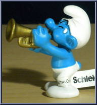 Harmony Smurf from Smurfs - Music manufactured by Peyo [Loose]