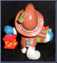 Lantern & Gift Smurf from Smurfs - Christmas manufactured by Peyo [Loose]