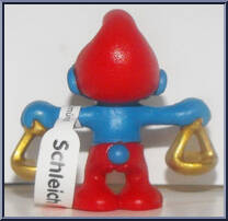 Libra Papa Smurf from Smurfs - Zodiac Smurfs manufactured by Peyo [Loose]
