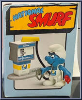 National Smurf (Gas Attendant / Gas Station) from Smurfs - Super Smurfs manufactured by Peyo [Front]