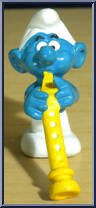Oboist Smurf from Smurfs - Music manufactured by Peyo [Loose]