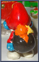 Papa Smurf (Santa Outfit) from Smurfs - Papa Smurfs manufactured by Peyo [Loose]