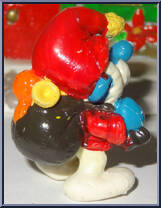 Papa Smurf (Santa Outfit) from Smurfs - Papa Smurfs manufactured by Peyo [Loose]