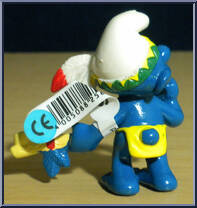 Peace Pipe Smurf from Smurfs - Indians (Native Americans) manufactured by Peyo [Loose]