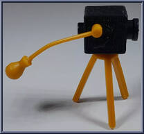 Photographer Smurf from Smurfs - Super Smurfs manufactured by Peyo [Loose]