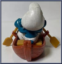 Row Boat Smurf from Smurfs - Super Smurfs manufactured by Peyo [Loose]