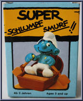 Row Boat Smurf from Smurfs - Super Smurfs manufactured by Peyo [Front]