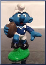 Runningback Smurf Action Figure