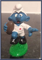 Runningback Smurf Action Figure