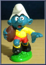 Runningback Smurf Action Figure
