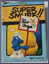 Sign Smurf from Smurfs - Super Smurfs manufactured by Peyo [Front]