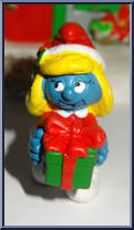 Smurfette (Christmas) (Short Red Coat) from Smurfs - Smurfettes manufactured by Peyo [Loose]