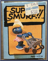 Smurfette (Shopping Cart / Trolley) from Smurfs - Super Smurfs manufactured by Peyo [Back]