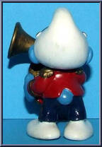 Tenor Horn Smurf from Smurfs - Music manufactured by Peyo [Loose]