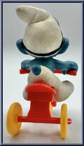 Tricycle Smurf from Smurfs - Super Smurfs manufactured by Peyo [Loose]