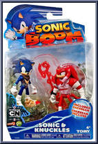 Sonic & Knuckles from Sonic Boom - 3" Scale manufactured by Tomy [Front]