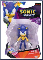 Sonic (New Yoke City) from Sonic Prime - Wave 4 manufactured by Jakks Pacific [Front]