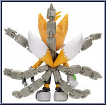 Tails Nine (New Yoke City) from Sonic Prime - Wave 1 manufactured by Jakks Pacific [Loose]