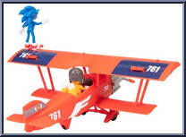 Tornado Bi-Plane from Sonic the Hedgehog 2 - Mini manufactured by Jakks Pacific [Loose]