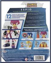 Espio (with Checkpoint) from Sonic the Hedgehog - Basic Series manufactured by Jakks Pacific [Back]
