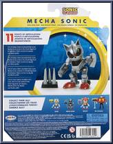 Mecha Sonic (with Spike Trap) from Sonic the Hedgehog - Basic Series manufactured by Jakks Pacific [Back]