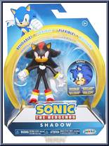 Shadow (with Sonic Disk) from Sonic the Hedgehog - Basic Series manufactured by Jakks Pacific [Front]
