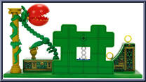 Stardust Speedway Zone Playset from Sonic the Hedgehog - Mini Playsets manufactured by Jakks Pacific [Loose]