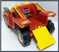 Ataque Terestre 4x4 (Red / Yellow) from S.O.S. Commandos - Vehicles manufactured by Gulliver [Loose]