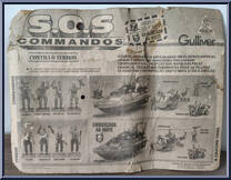 Cronos from S.O.S. Commandos - Mini Playsets manufactured by Gulliver [Back]