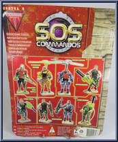 Jackall vs Sgt. Hammer from S.O.S. Commandos - Duas Figures manufactured by Gulliver [Back]
