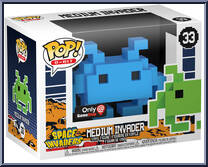 Medium Invader (Blue) from Space Invaders - 8-Bit Pop! manufactured by Funko [Front]