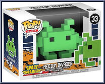 Medium Invader (Green) from Space Invaders - 8-Bit Pop! manufactured by Funko [Front]
