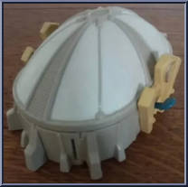House of Slam Space Dome from Space Jam - Mini Playsets manufactured by Playmates [Loose]
