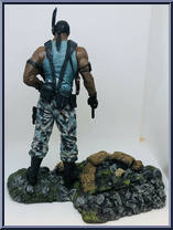 Al Simmons (Blue Camo) from Spawn - Series 17 - Spawn Classic manufactured by McFarlane [Loose]