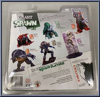Spawn (Issue 8 Cover Art)  from Spawn - Series 26 - The Art of Spawn manufactured by McFarlane [Back]