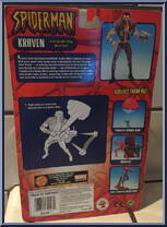 Kraven from Spider-Man (2000) - Series  6 manufactured by Toy Biz [Back]