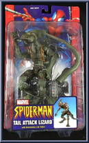 Lizard (Tail Attack) from Spider-Man (2000) - Series 10 manufactured by Toy Biz [Front]