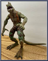 Lizard (Tail Attack) from Spider-Man (2000) - Series 10 manufactured by Toy Biz [Loose]