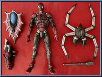 Spider-Man (Cyber) from Spider-Man (2000) - Series  9 manufactured by Toy Biz [Loose]