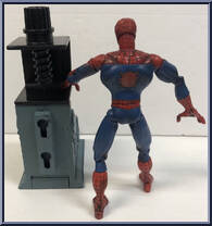 Spider-Man (Flip 'N Zip) from Spider-Man (2000) - Series  7 manufactured by Toy Biz [Loose]