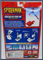 Spider-Man (Hurricane Kick) from Spider-Man (2000) - Series 15 manufactured by Toy Biz [Back]