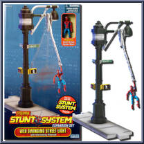 Web Swinging Street Light from Spider-Man (2000) - Stunt System - Basic manufactured by Toy Biz [Front]