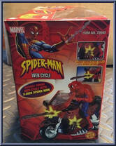 Web Cycle from Spider-Man (2000) - Vehicles manufactured by Toy Biz [Side]
