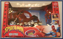 Web Cycle from Spider-Man (2000) - Vehicles manufactured by Toy Biz [Front]
