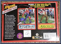Outdoor Heroes (Fisherman / Archer) from Spider-Man - Adventure Hero - Multi-Gear manufactured by Toy Biz [Back]