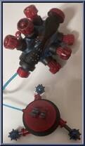 Spider-Man (Water Web Cannon) from Spider-Man - Classics - Water Wars manufactured by Toy Biz [Loose]