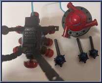 Spider-Man (Water Web Cannon) from Spider-Man - Classics - Water Wars manufactured by Toy Biz [Loose]