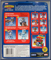 Iceman (Water Blast) from Spider-Man & Friends - Basic Series manufactured by Toy Biz [Back]