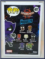Prowler from Spider-Man - Spider-Man Into the Spiderverse Pop! manufactured by Funko [Back]