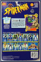 Mysterio from Spider-Man - Animated - Series 4 manufactured by Toy Biz [Back]